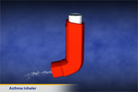 Thumbnail image of: Metered-dose Inhaler (pediatric) (Animation)