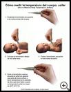 Thumbnail image of: Cómo medir la temperatura del cuerpo (axilar): ilustración