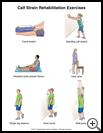Thumbnail image of: Calf Strain Exercises: Illustration